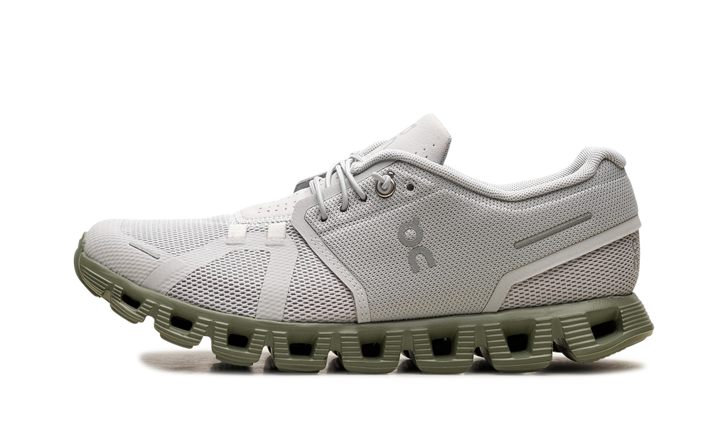 On Running Cloud 5 Glacier Grey Reseda Green