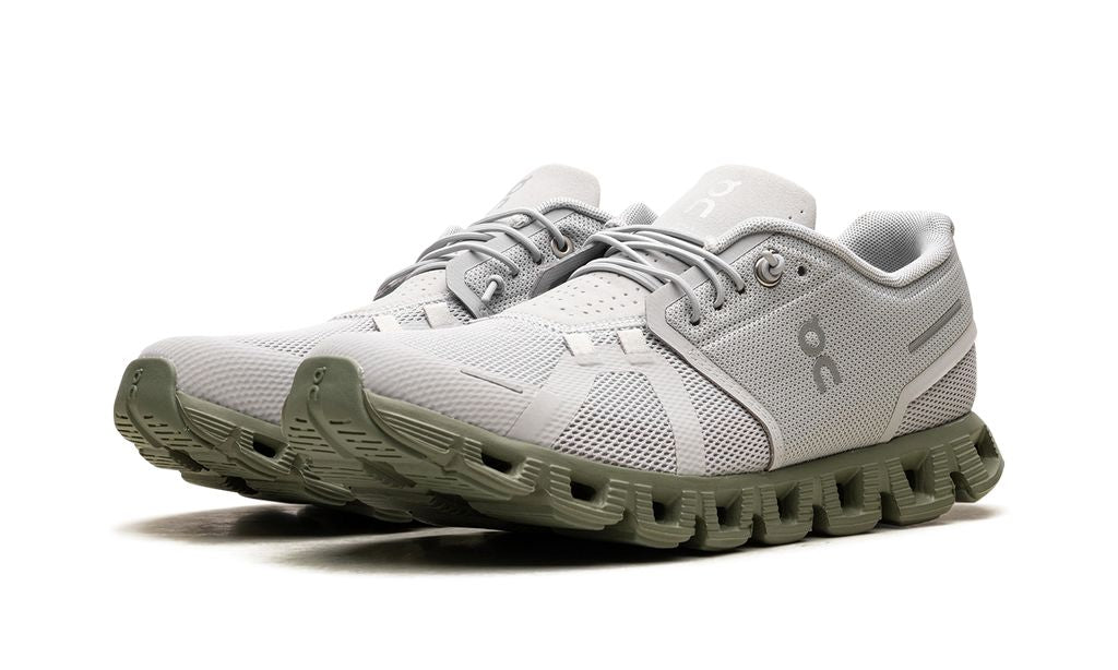 On Running Cloud 5 Glacier Grey Reseda Green
