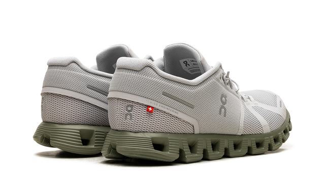 On Running Cloud 5 Glacier Grey Reseda Green